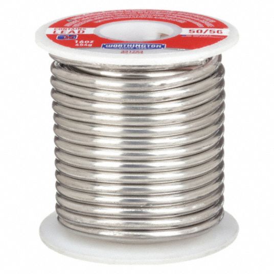 HARRIS, 1/8 in x 1 lb, 60/40, Solder Wire - 1UYH6