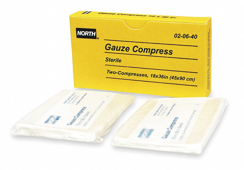 Honeywell sterile gauze compress 1uzz4 020640 grainger