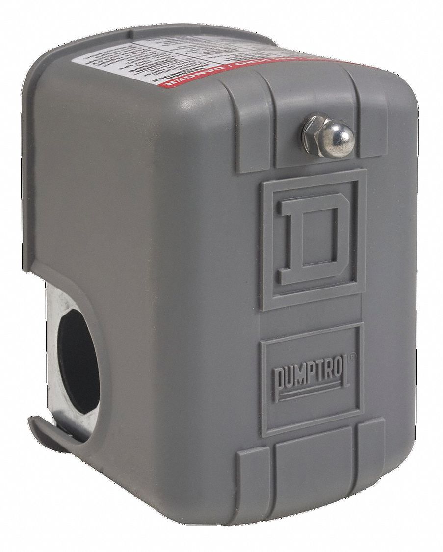 SQUARE D Pressure Switch: 1/4 in FNPS/(1) Port, 30/50 psi, 15 to 30 psi, 5  to 65 psi, DPST, Std