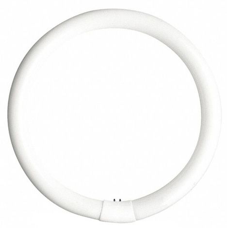 CIRCULAR FLUORESCENT BULB, T9, 4-PIN (G10Q), 8 IN DIAMETER, 22 W, 4100K