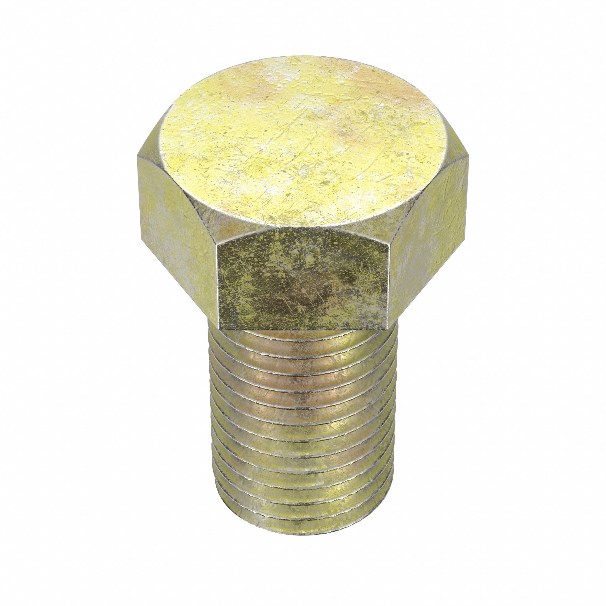 thumbnail image 2 of Platonix (100) 7/16-14 X 1-3/4 Grade 8 Hex Head Cap Screws - Yellow Zinc, Coarse Thread 2 of 4