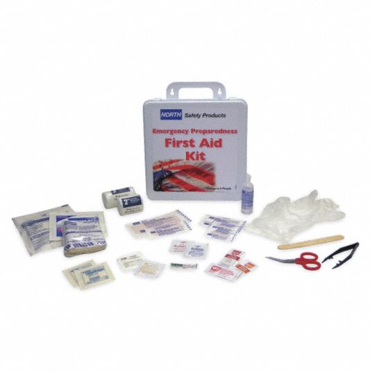 HONEYWELL NORTH First Aid Kit, Kit, Plastic, General Purpose, 6 People ...