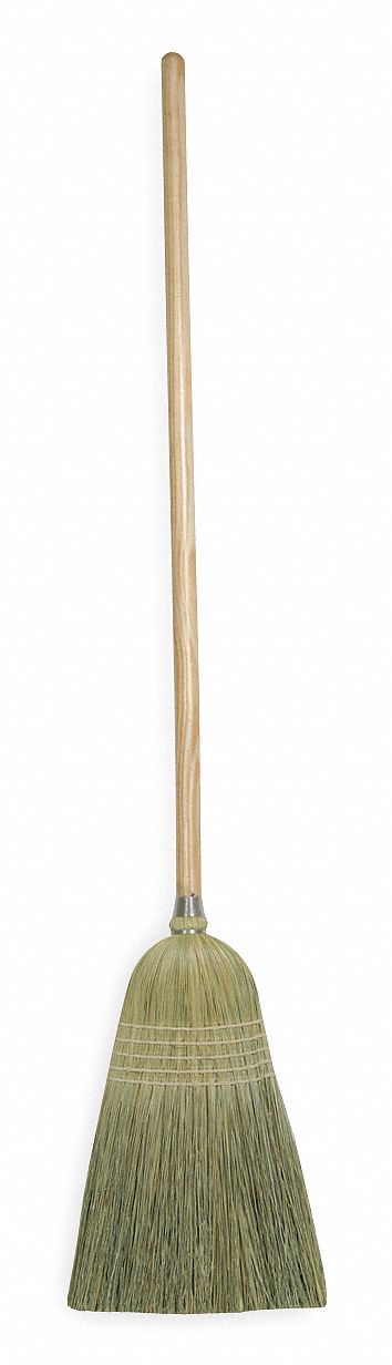 CORN BROOM,38 IN HANDLE L,12 IN FACE