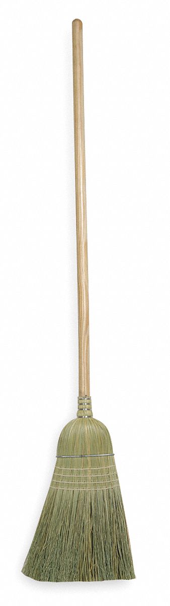 CORN BROOM,38 IN HANDLE L,12 IN FACE