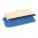 SCRUB BRUSH WITH SQUEEGEE,10 IN BRUSH L