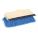 SCRUB BRUSH WITH SQUEEGEE,10 IN. BL