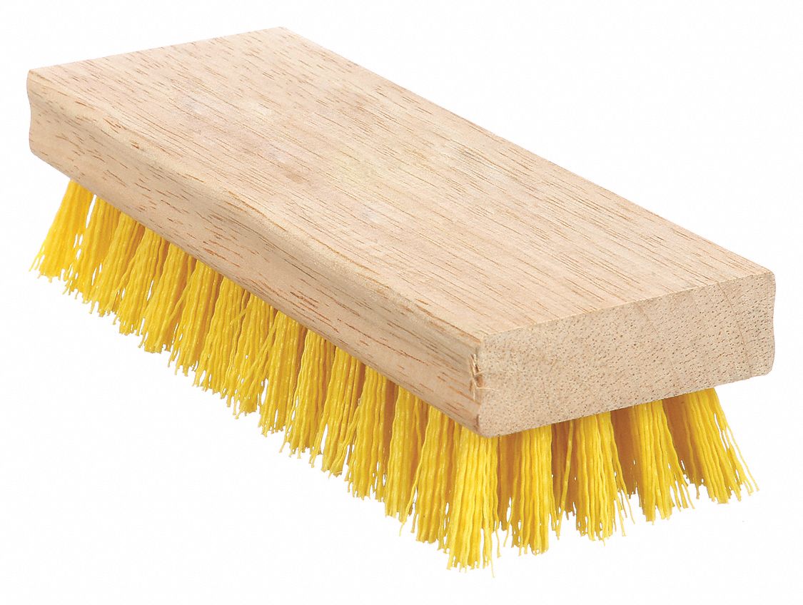 Tough Guy 1vad7 Scrub Brush, 8 in Brush L