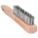 SHOE HANDLE SCRATCH BRUSH,ROWS 4 X