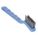 STEEL WIRE BRUSH 7IN CURVED PLASTIC