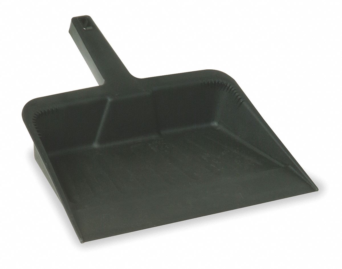 HAND HELD DUST PAN,PLASTIC,12 IN W,