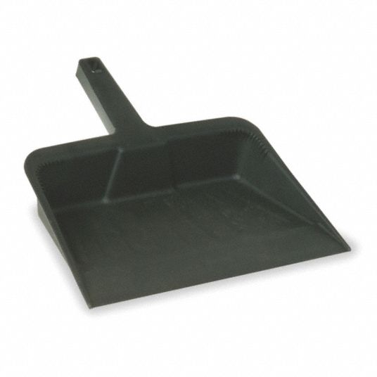 Tough Guy 2zpc5 Dust Pan w/Brush,Black,Polypropylene