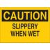 Caution: Slippery When Wet Signs