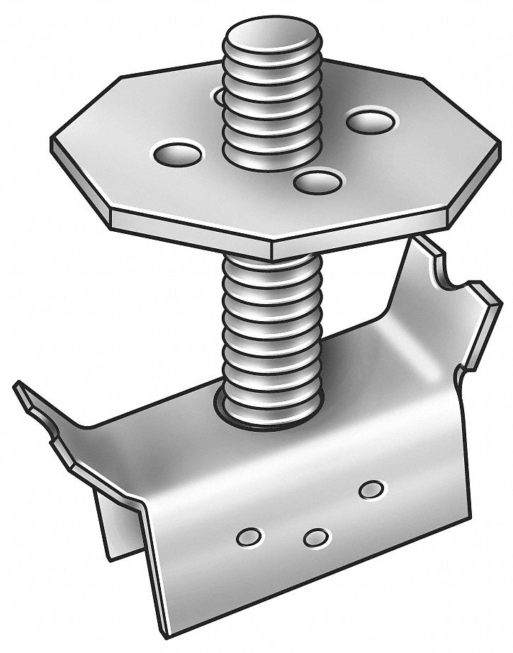Grating Clip Mount 1-2 Bar H PK20