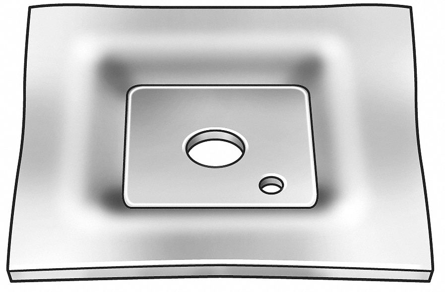 Grating Clip Top 1-2 Bar H PK100