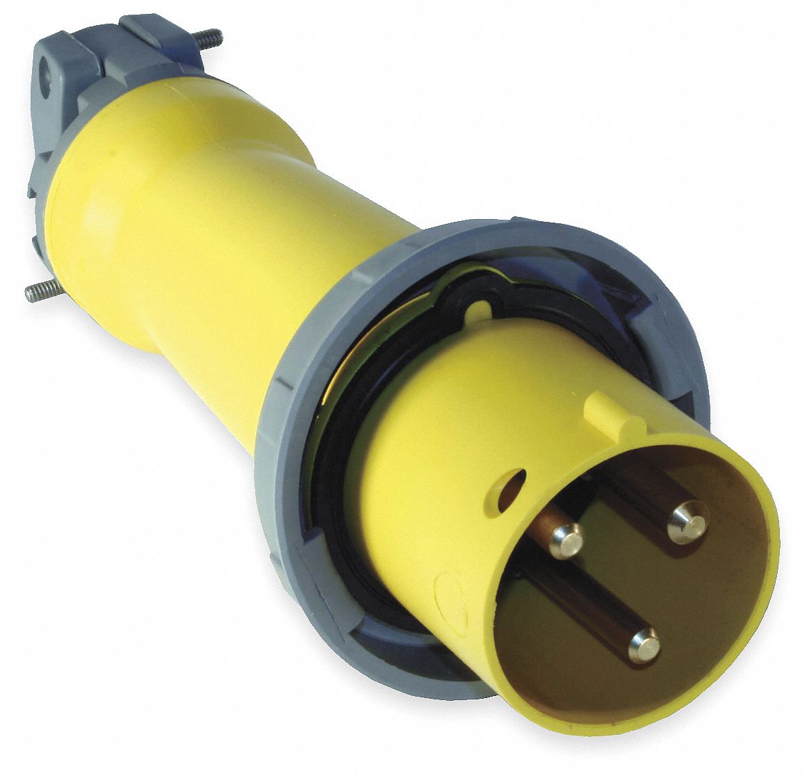 IEC Pin and Sleeve Plug 60 A Yellow 2Pl