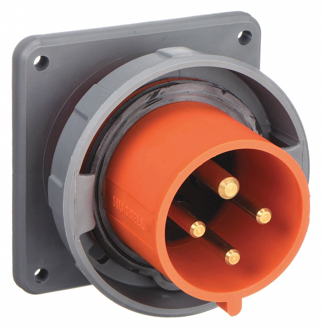 30 A, 125/250V AC, Watertight Pin and Sleeve Inlet - 1VCN5|HBL430B12W ...