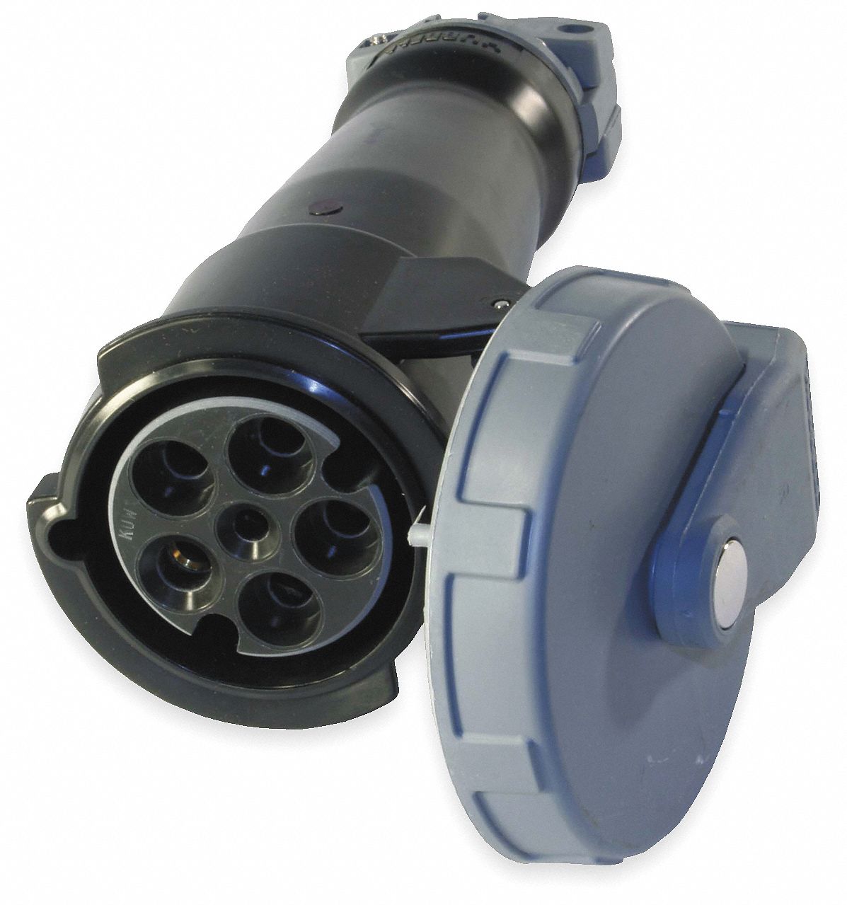 Watertight Pin and Sleeve Connector: 100 A, 347/600V AC, 50 hp Horsepower Rating, IEC Grounding