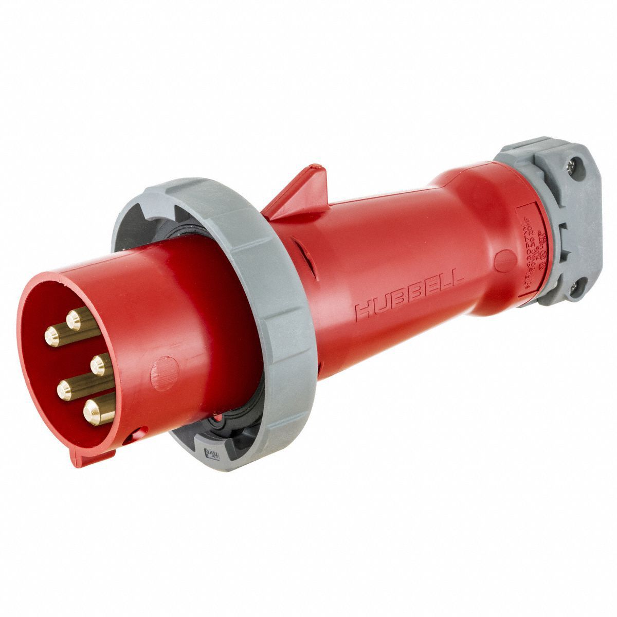HUBBELL 420P7W Pin & Sleeve 20amp male Receptacle 