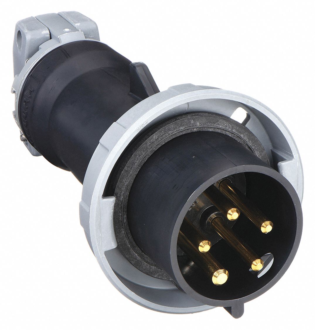 IEC PIN AND SLEEVE PLUG, 30 A, 347/600V AC, IEC GROUNDING, 20 HORSEPOWER RATING