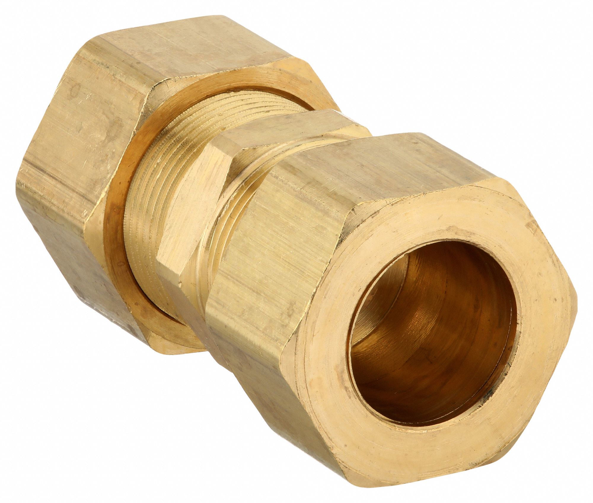 UNION: BRASS, COMPRESSION X COMPRESSION, FOR ½ IN X ½ IN TUBE OD, 10 PK