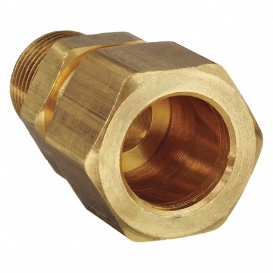 Compression Fitting, Adapter, Lead Free Brass, 3/16 Compression x