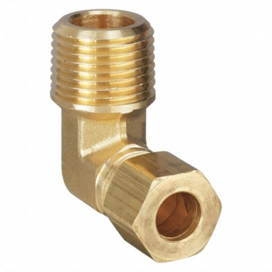 169C-0602 Dixon Valve Brass Compression Fitting - Male Elbow - 3/8 Tu —  HoseWarehouse