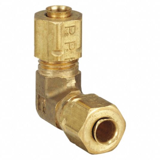 Brass 90° Compression Elbow <LEAD FREE>