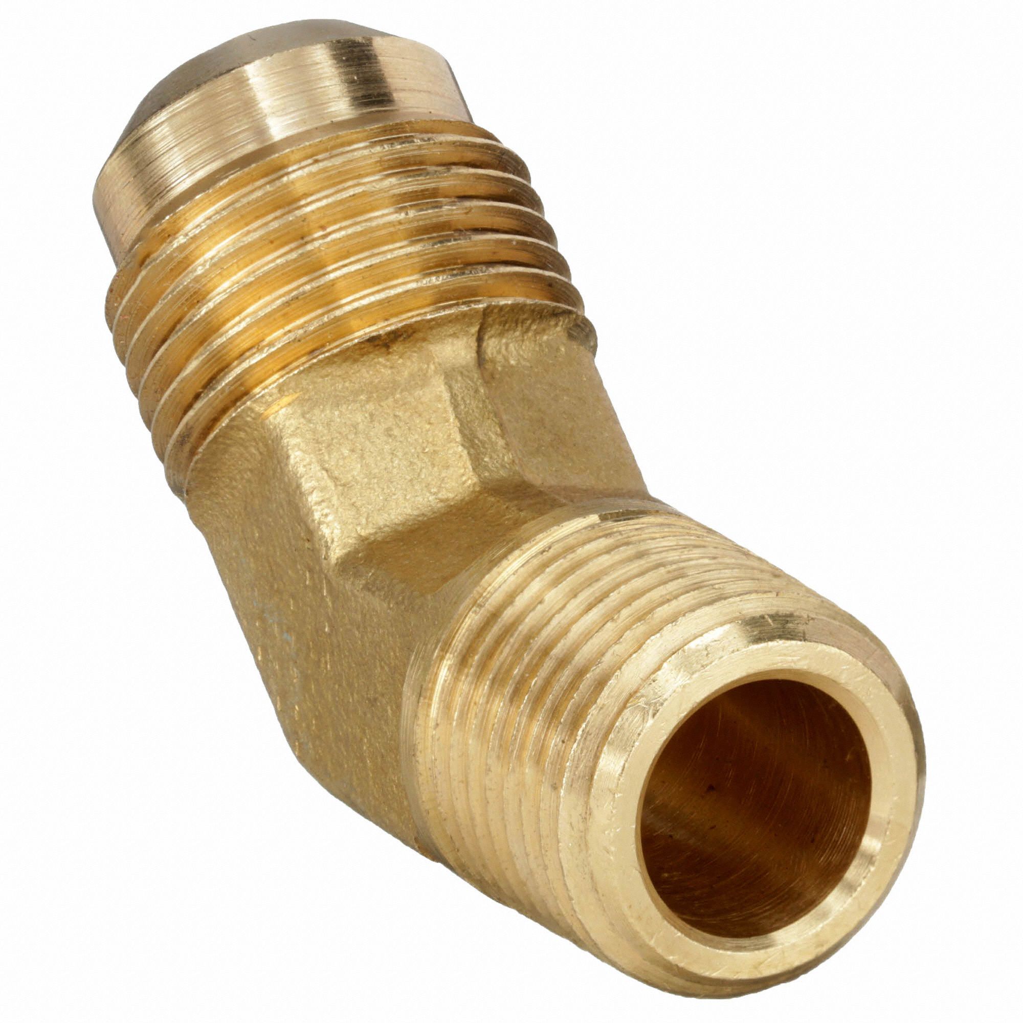 PARKER Male Elbow, 45 Degrees, Flare x MNPT Connection Type, 1/4 in