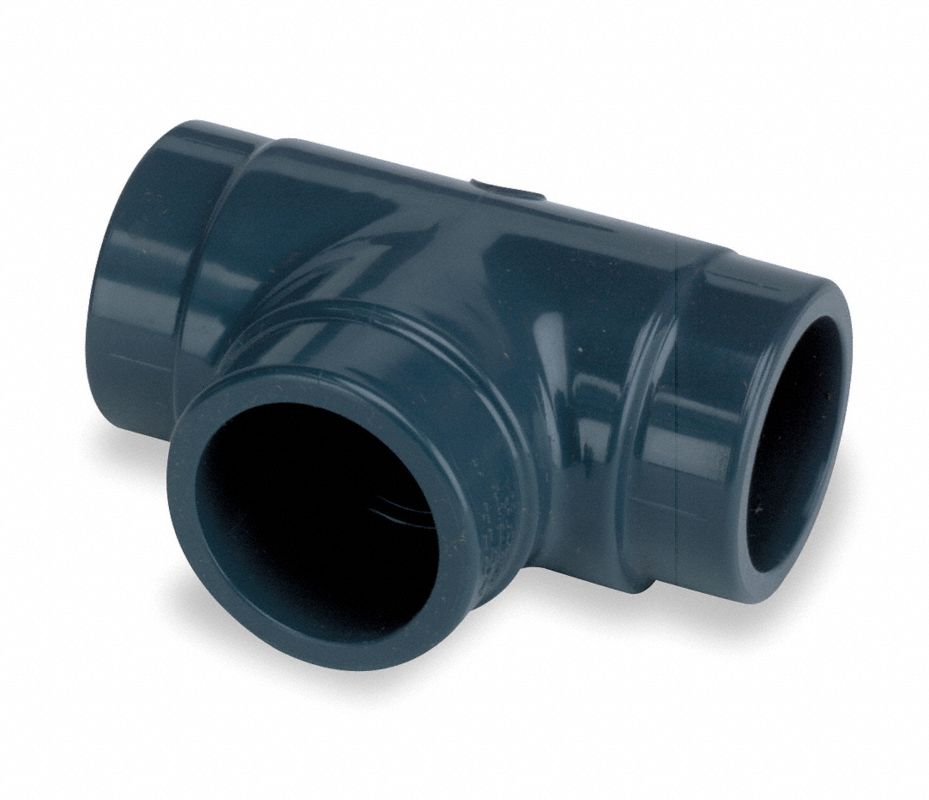 GRAINGER APPROVED Unión T de PVC, 2-1/2