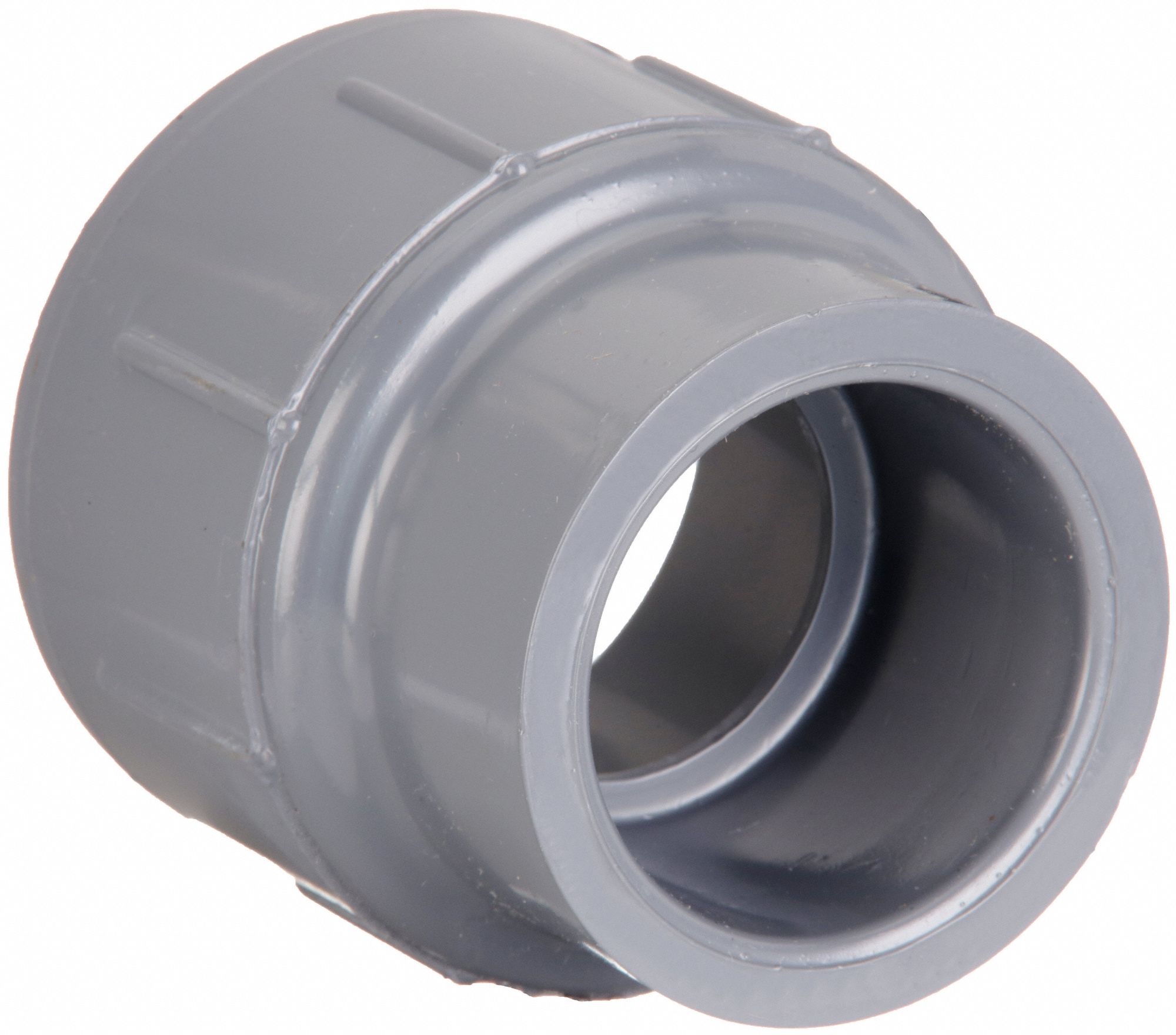 REDUCING COUPLING: 1½ IN X 1 IN FITTING, SCHEDULE 80, FEMALE SOCKET X FEMALE SOCKET