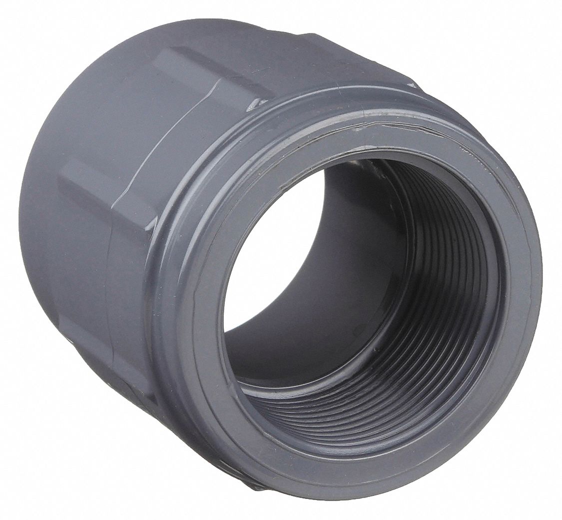 2 in x 2 in Fitting Pipe Size, Schedule 80, Female Adapter - 6MV31|835 ...