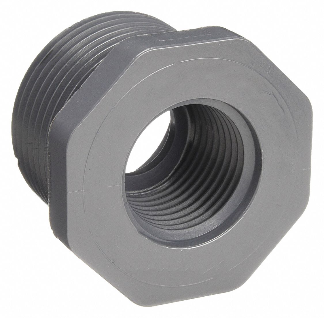 REDUCING BUSHING: 2 IN X 1 IN FITTING, SCHEDULE 80, MALE NPT X FEMALE NPT, 200 PSI AT 73 ° F