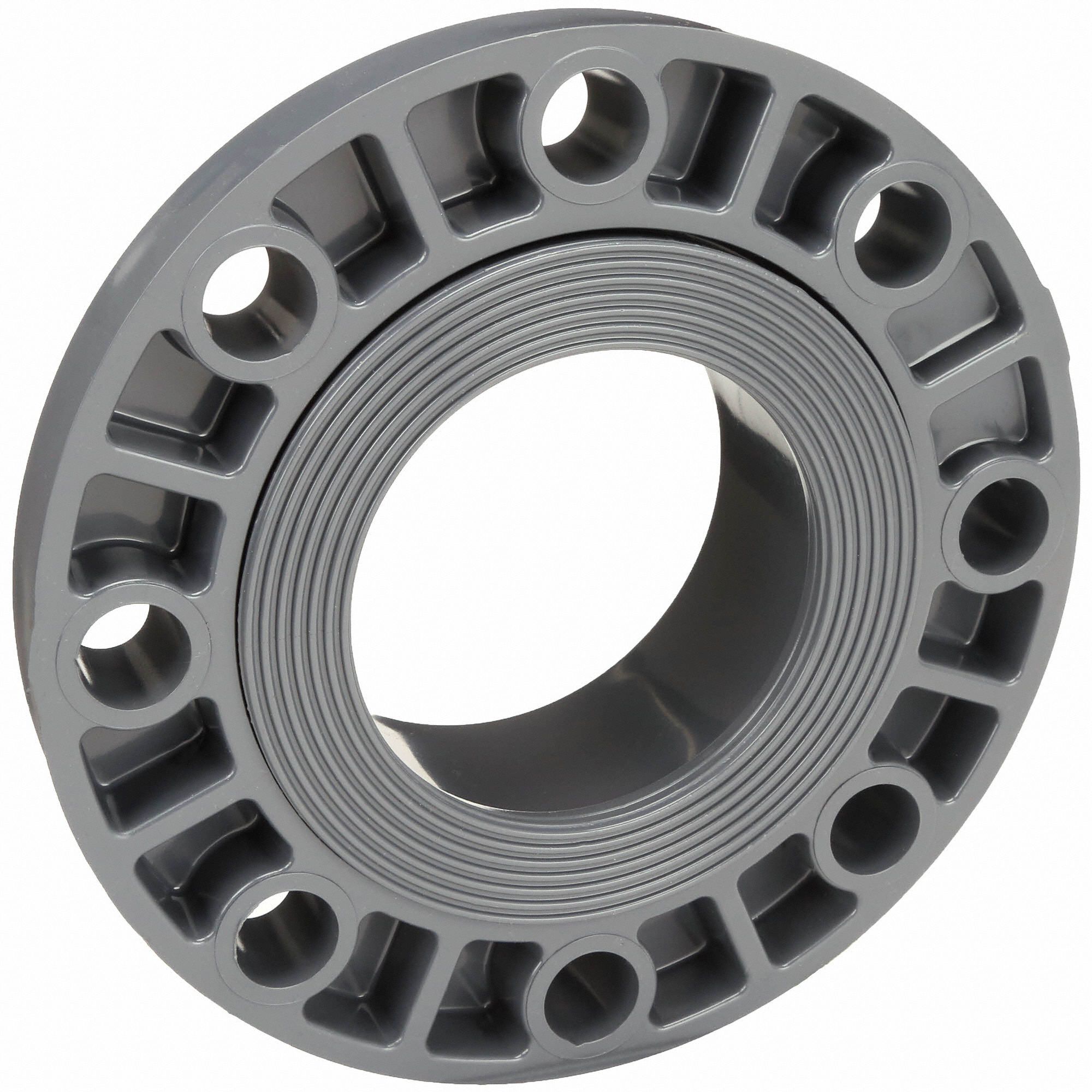 GF PIPING SYSTEMS PVC Van Stone Flange, Socket, 4 in Pipe Size Pipe