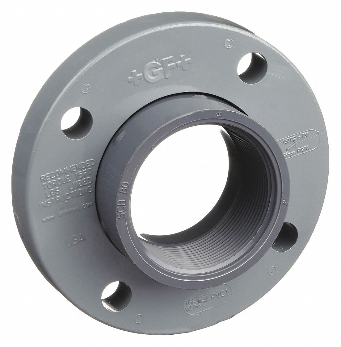 3 in Fitting Pipe Size, Schedule 80, Van Stone Flange 1VFT1855030