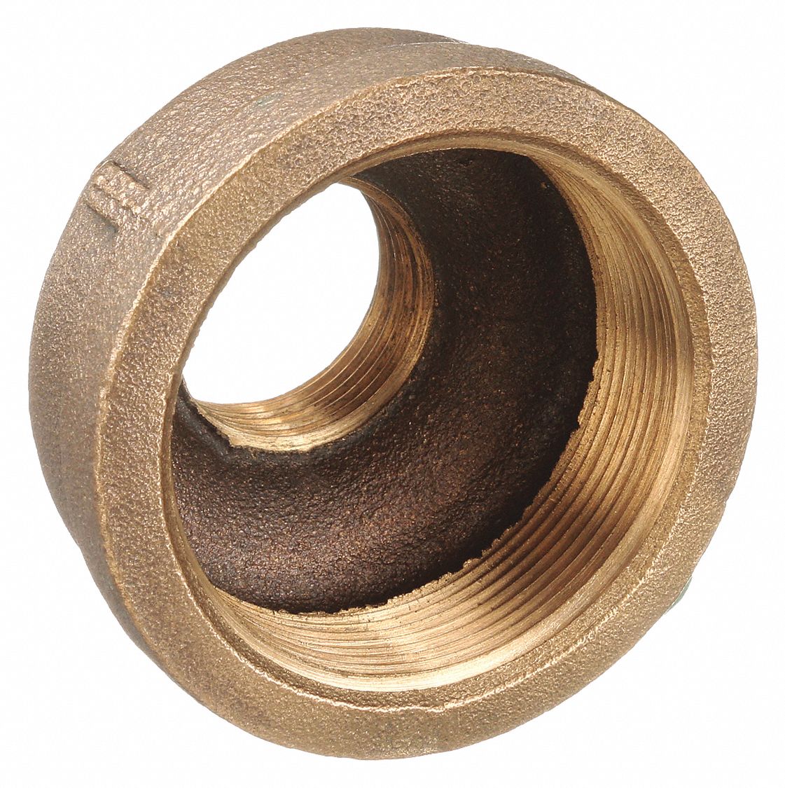 REDUCING COUPLING: RED BRASS, 2 IN X 1½ IN FITTING, FEMALE NPT X FEMALE NPT, CLASS 125