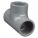 TEE: 1½ IN X 1½ IN X 1½ IN FITTING PIPE SIZE, SCHEDULE 80, 470 PSI AT 73 ° F, GREY