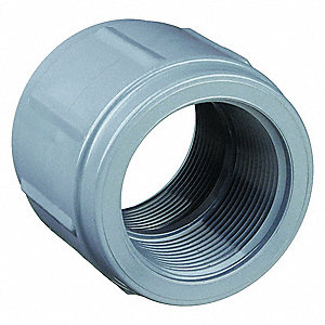 COUPLING,1 1/2 IN,FPT,CPVC,GRAY