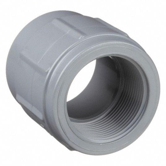 3 in x 3 in Fitting Pipe Size, Schedule 80, Female Adapter - 1VGN5|9835 ...