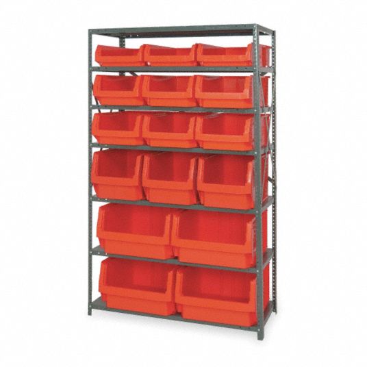 Bin Shelving System, Plastic Storage Bin