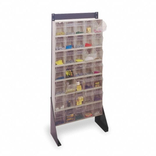 QUANTUM STORAGE SYSTEMS, 10 in x 23 5/8 in x 52 in, Freestanding, Tip ...