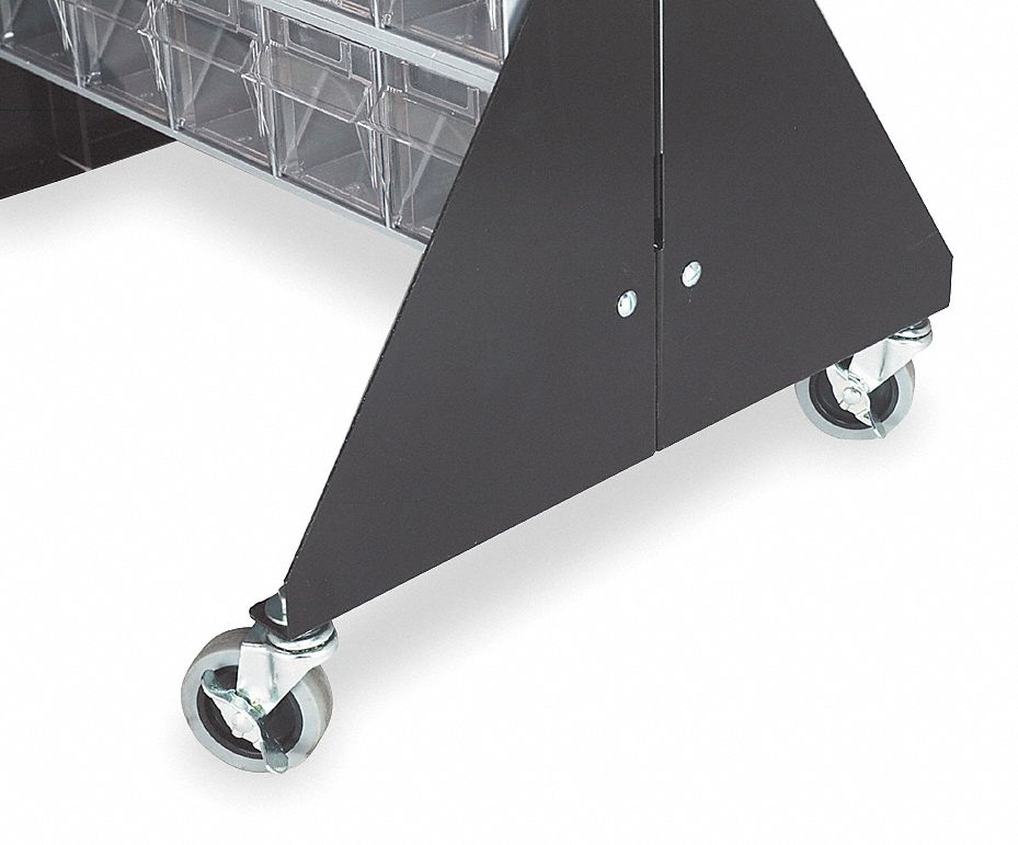 Tip-Out Bin Rack Casters