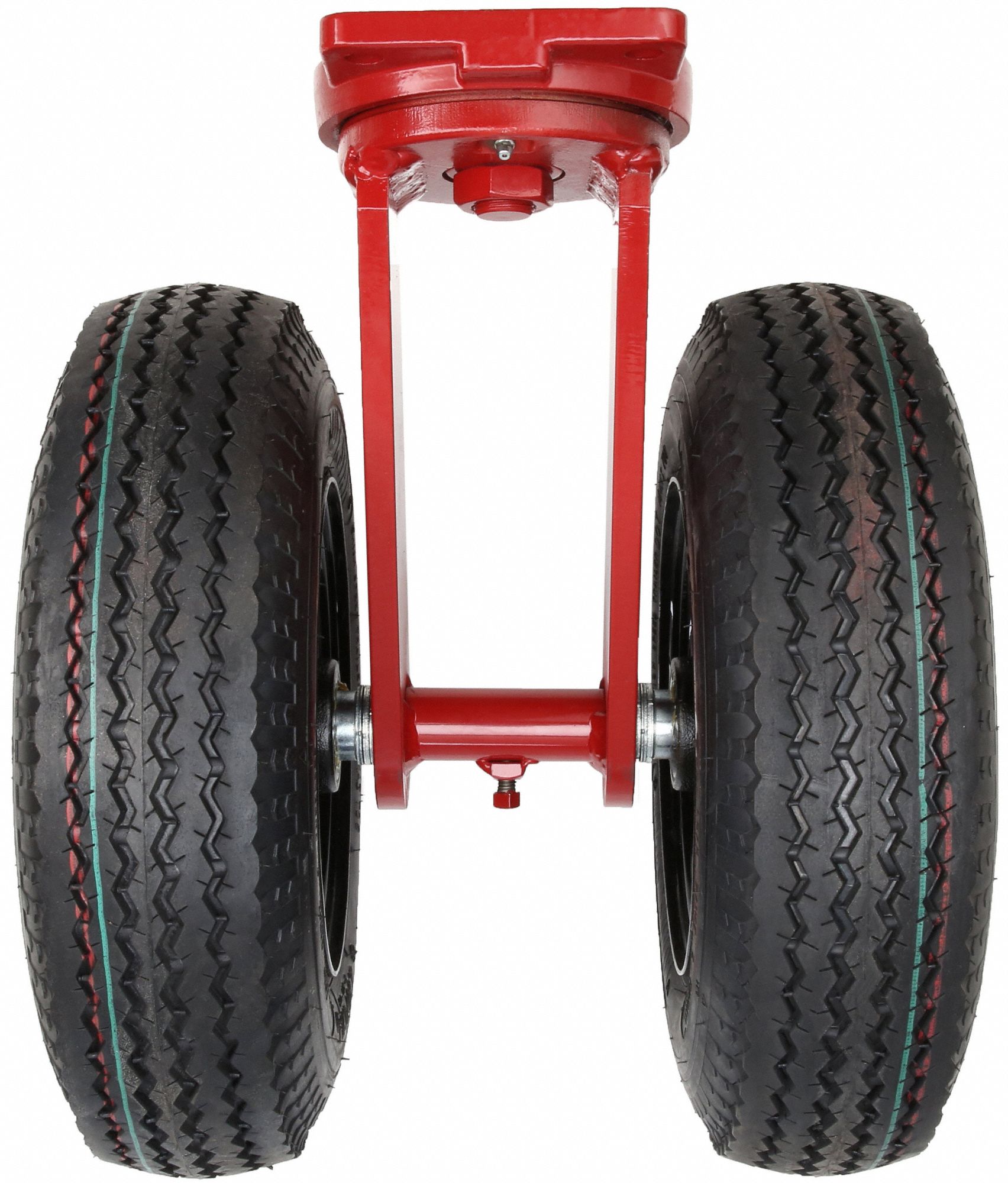 HAMILTON EasyTurn Plate Caster with Pneumatic Wheels 16 in Wheel Dia