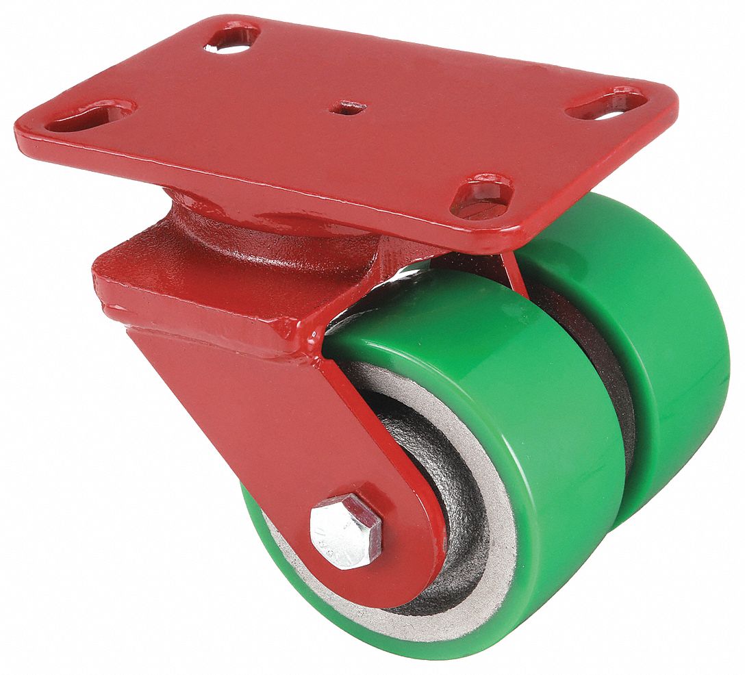 ROUE ROULETTE DBLS,PLYRTHN,4 PO,1500 LB