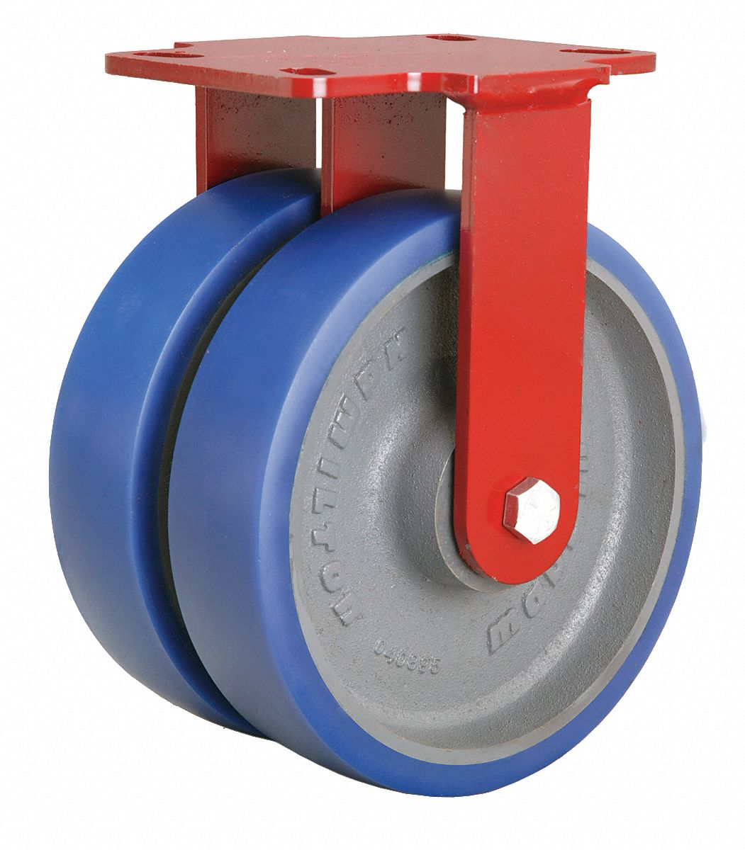 HAMILTON, 8 in Wheel Dia., 2000 lb, EasyTurn Standard Plate Caster