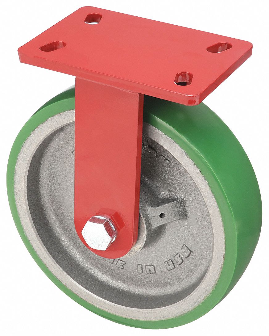 ROULETTE PLAQUE,FIX,POLY,10 PO,2200 LB