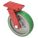 STANDARD PLATE CASTER, 10 IN WHEEL DIAMETER, 2200 LB, 11½ IN MOUNTING H, SWIVEL CASTER