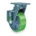 Extra-Heavy-Duty Shock-Absorbing Plate Casters