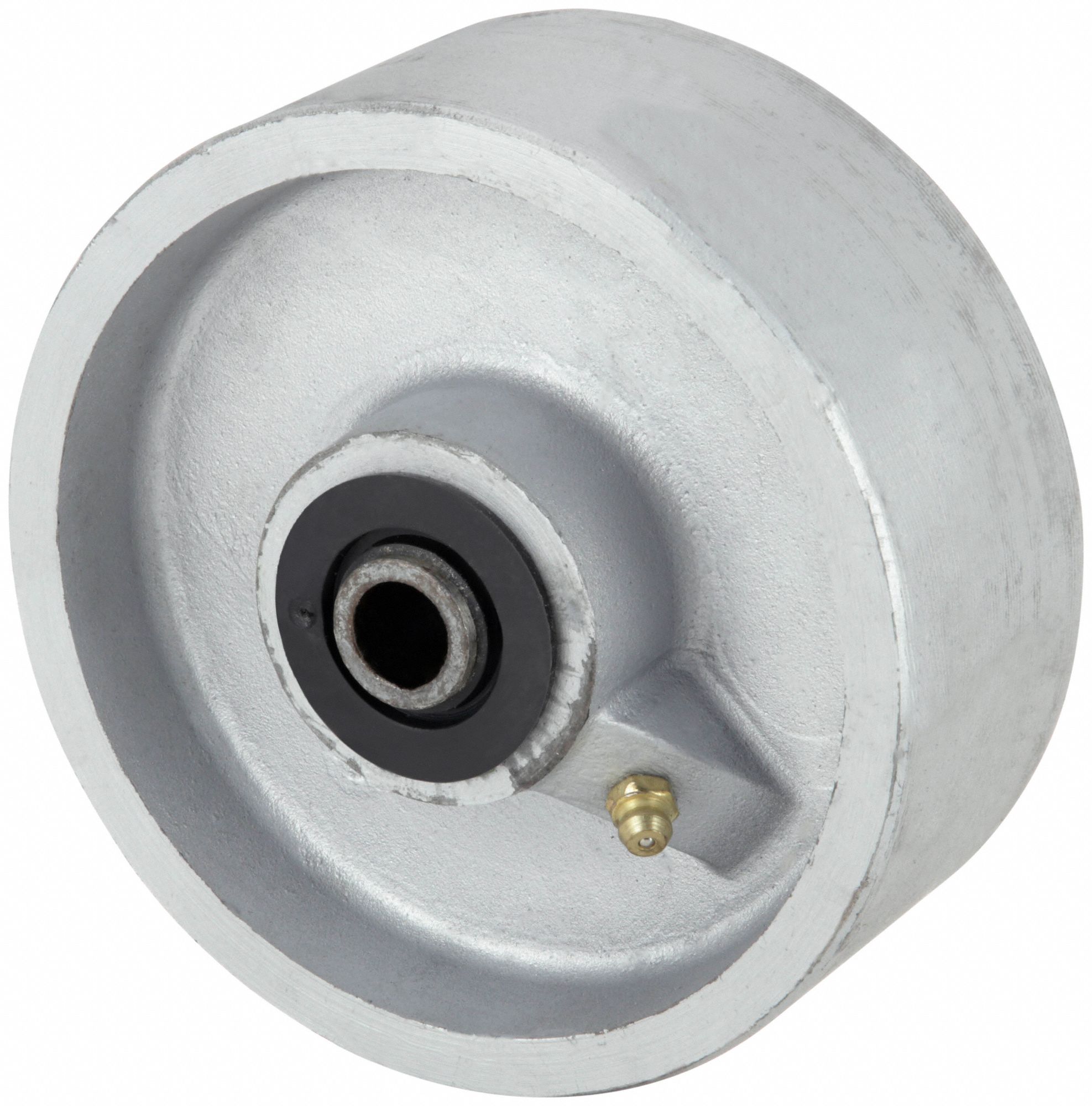 IRON TREAD WHEEL, 5 IN WHEEL DIAMETER, 2 IN WHEEL W, 1,500 LB LOAD RATING, EXTRA HARD