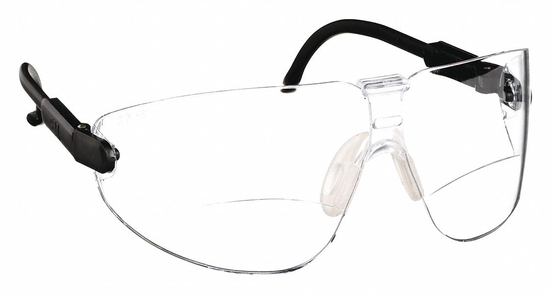 3m 2 50 Clear Bifocal Safety Reading Glasses 1vjz9 13355 00000 20 Grainger