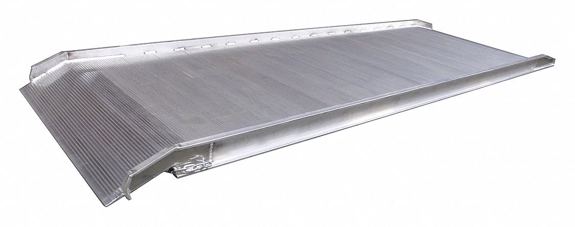 Walk Ramp: 6 in Service Ht - Min, 38 in Max Service Ht, Non-Skid, Apron End, 36 in Usable Wd, Raised